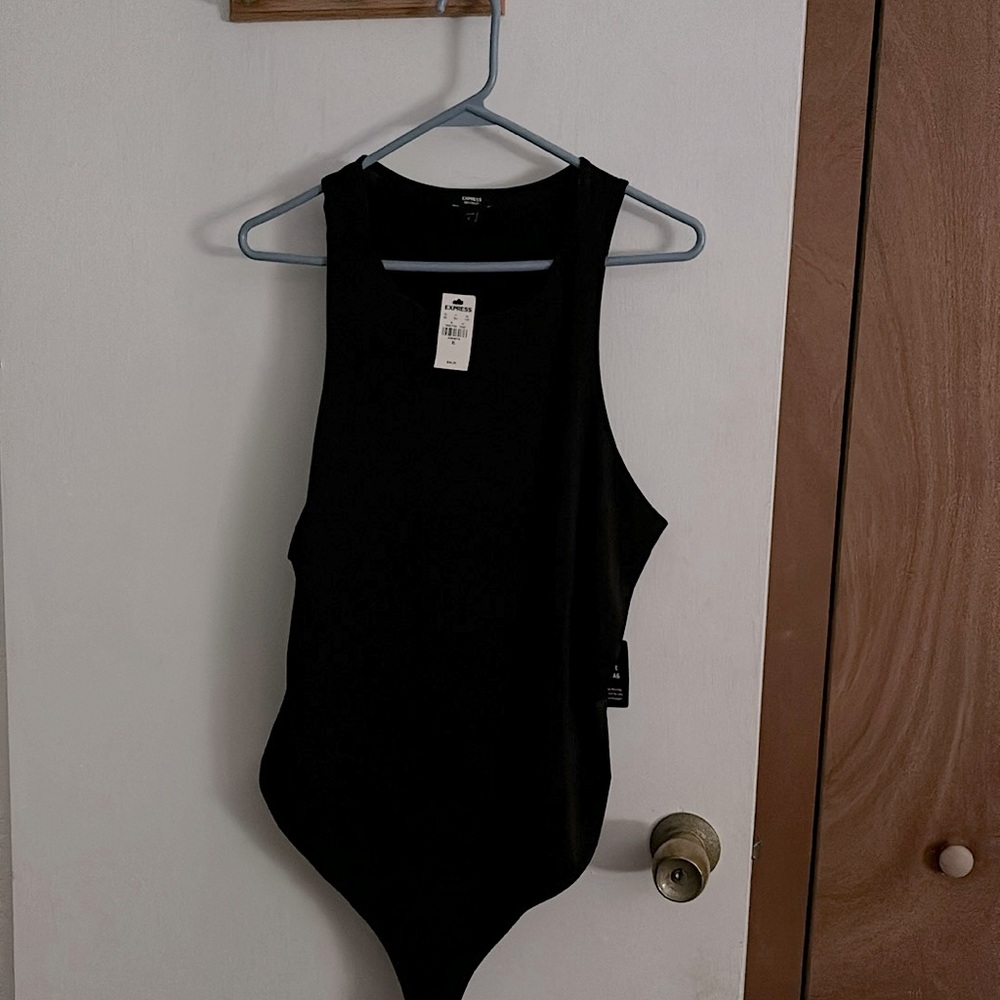 NWT Express Black Bodysuit XL